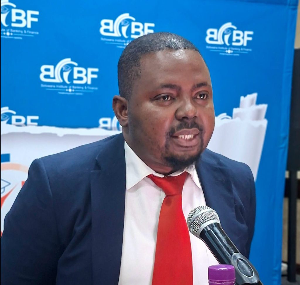 Dr Wabo Moswate, Acting CEO of Botswana Savings Bank